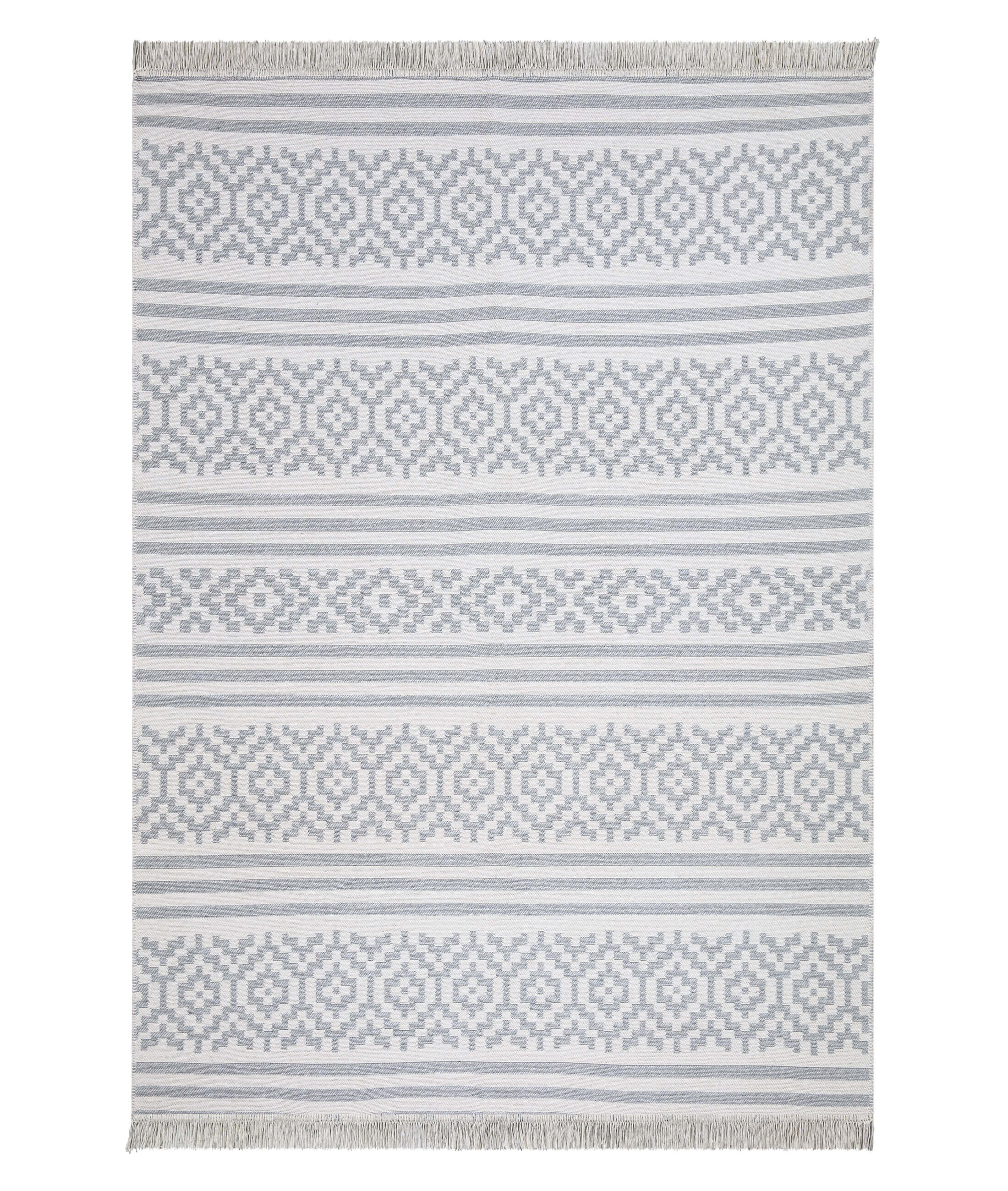 Duo White Gray Carpet 22996A
